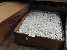 Box White and Pale Blue Beads