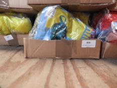 Ten Multicoloured Inflatable Backpacks