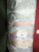 25.5m Roll of Pink & Blue Floral Fabric