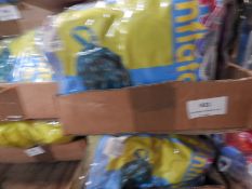 Ten Multicoloured Inflatable Backpacks