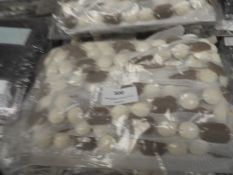 Three Cards of Decorative Braiding with Cream & Be