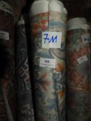 7m Roll of Floral Fabric