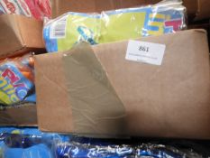 Ten Multicoloured Inflatable Backpacks