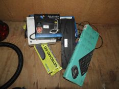 Assorted Cordless Telephones, Computer Keyboards,