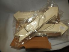 Box Containing Wood Arrow Plaques