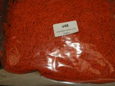 Three Cards Containing 10m of Orange & Gold Decora