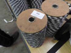 ~600m of Black, White & Grey Ribbon