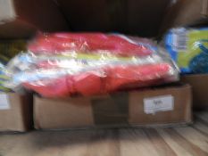 Ten Multicoloured Inflatable Backpacks