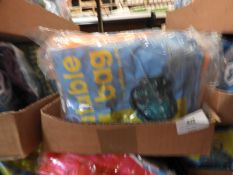 Ten Multicoloured Inflatable Backpacks