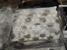 Three Cards of Decorative Braiding with Cream & Be