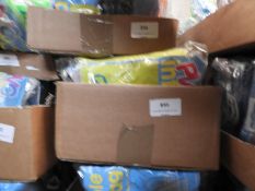 Ten Multicoloured Inflatable Backpacks