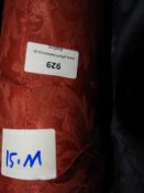 15m Roll of Red Self Pattern Fabric