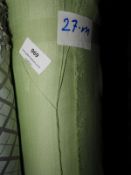 27m Roll of Mint Green Fabric