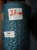 27m Roll of Green Self Pattern Fabric