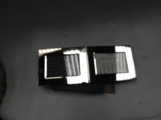 Eight Polished Chrome Photo Frames with Calendars