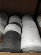 Box Containing Mixed Rolls of Felt Fabric