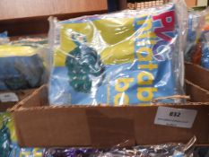 Ten Multicoloured Inflatable Backpacks