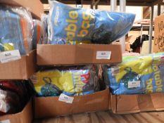 Ten Multicoloured Inflatable Backpacks