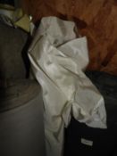 Roll of White Fabric