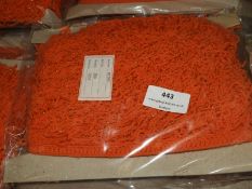 Three Cards Containing 10m of Orange & Gold Decora