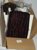 Assorted Cards of Assorted Fabric & Lace Ribbons a