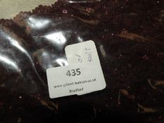 Three Cartons Containing Assorted Sequin and Decorative Ribbon (As Per Photograph)