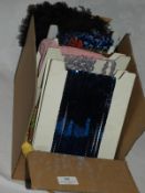 Assorted Cards of Assorted Fabric & Lace Ribbons a