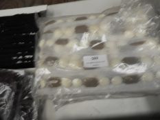 Three Cards of Decorative Braiding with Cream & Be