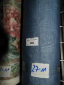 27m Roll of Blue Fabric