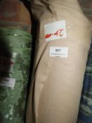 24m Roll of Beige Fabric