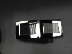 Eight Polished Chrome Photo Frames with Calendars