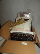 Box of Assorted Lace and Bead Braid