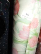 21m Roll of Pastel Shades Floral Fabric