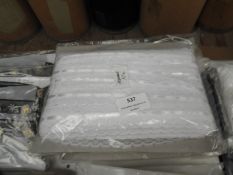 Three Packs of White Lace Braiding