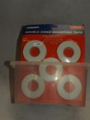 Twelve Packs of Four Double Sided Foam Tape