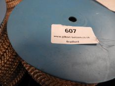 Three Rolls of Beige & Gold Decorative Ribbon