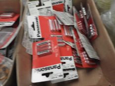 Box Containing Panasonic AAA Batteries