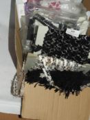 Assorted Cards of Assorted Fabric & Lace Ribbons a