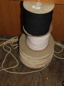Three Coils of Hoodie Drawstring Cord