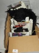 Assorted Cards of Assorted Fabric & Lace Ribbons a