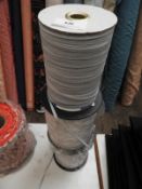 Three Rolls of White Elastic