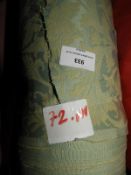 72m Roll of Green Self Pattern Fabric