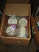 Box of 12 Haberdashery Sewing Boxes