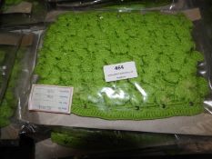 Three Cards Containing 10m of Knitted Green Decora