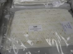 Three Packs of Cream Lace Braiding