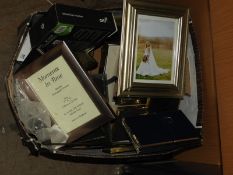 Box of Assorted Photo Frames