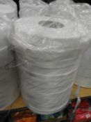 ~1000m of 25mm White Ribbon