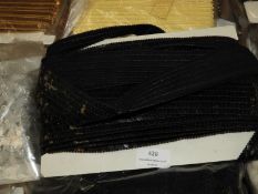 Three Cartons Containing Assorted Sequin and Decorative Ribbon (As Per Photograph)