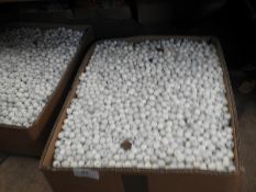 Box White and Pale Blue Beads