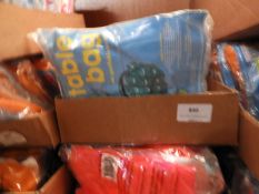 Ten Multicoloured Inflatable Backpacks